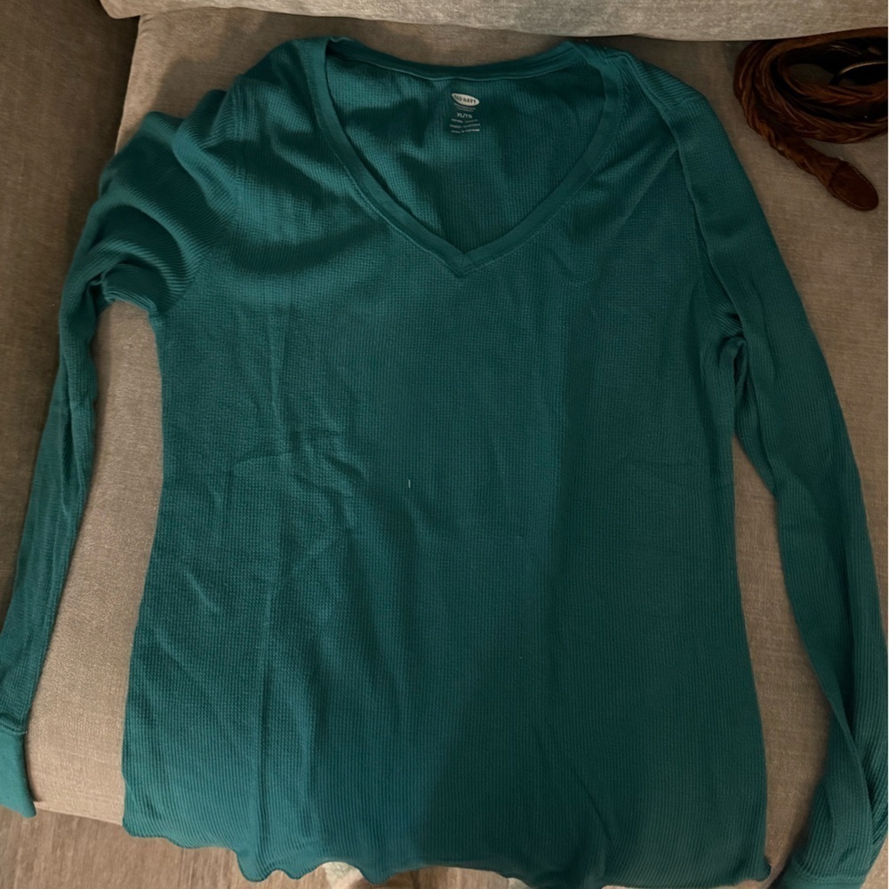 Old Navy Women's Teal Long Sleeve Top